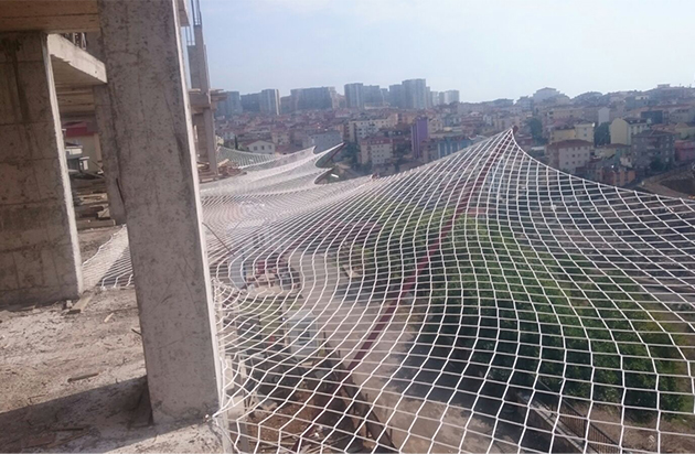 igas-sağlamiş inşaat güvenlik ağı