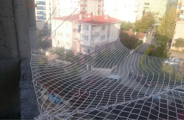 igas-sağlamiş inşaat güvenlik ağı