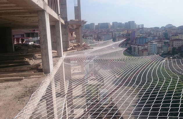 igas-sağlamiş inşaat güvenlik ağı