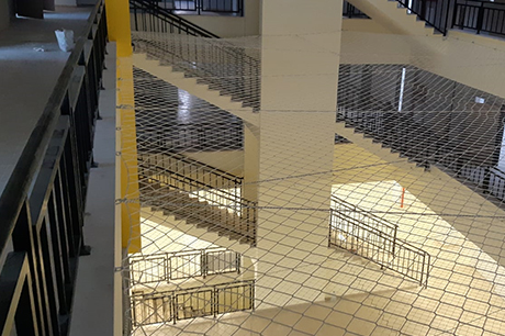 Çerkezköy Lise Öğretim Merdiven Boşluğu Güvenlik ağı